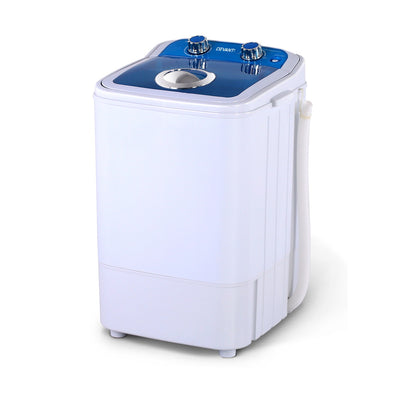 Devanti 4.6KG Mini Portable Washing Machine Blue and White