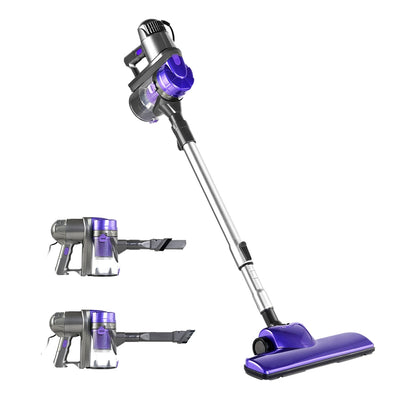 Devanti Corded Handheld Bagless Vacuum Cleaner - Purple and Silver - Devanti