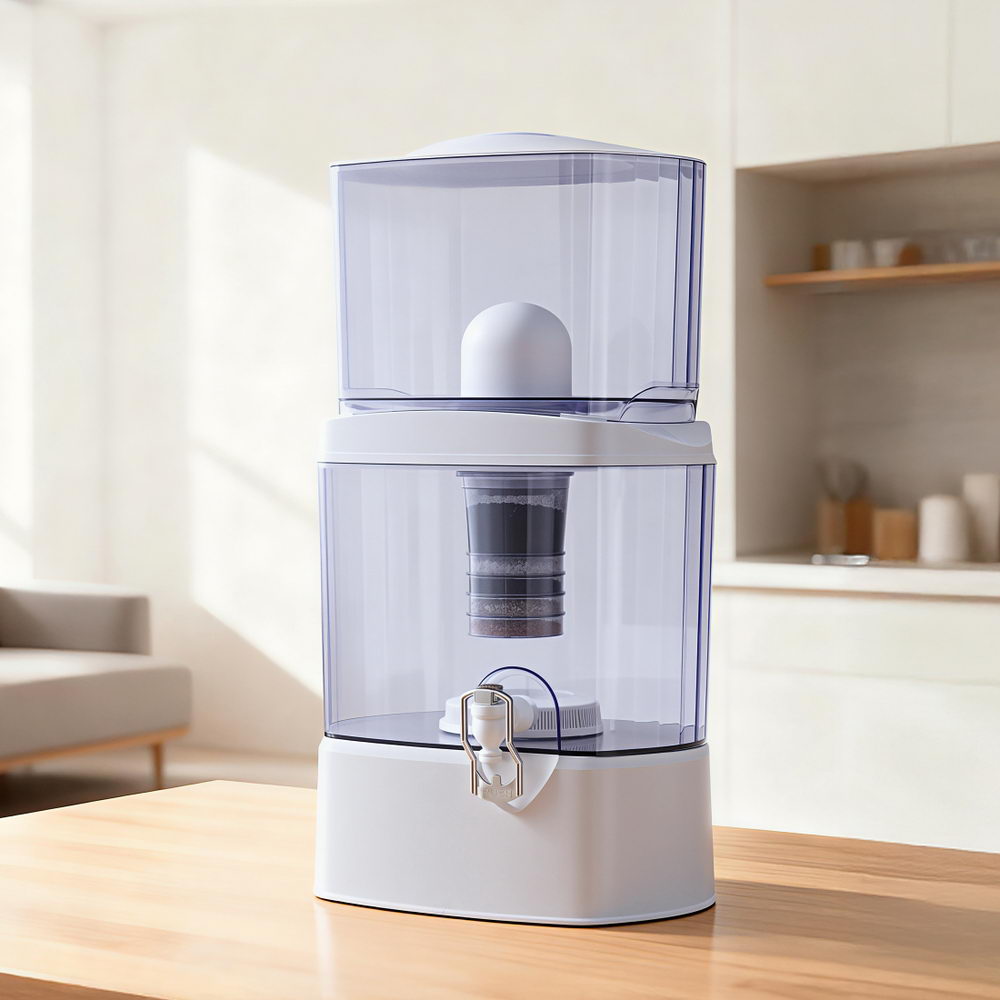 Devanti Benchtop Water Filter 24L Gravity Multi-Stage BPA-Free Home Ca