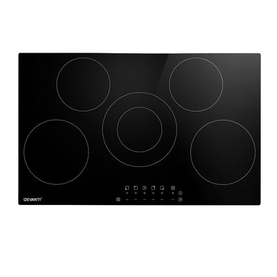 Devanti 90cm Ceramic Cooktop Black