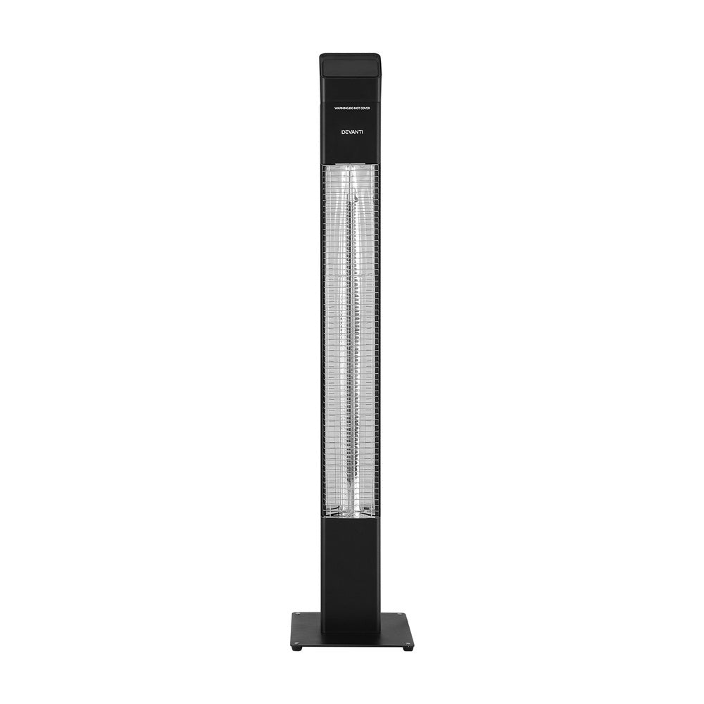 Devanti Radiant Tower Heater Electric Portable Remote Control 2000W He