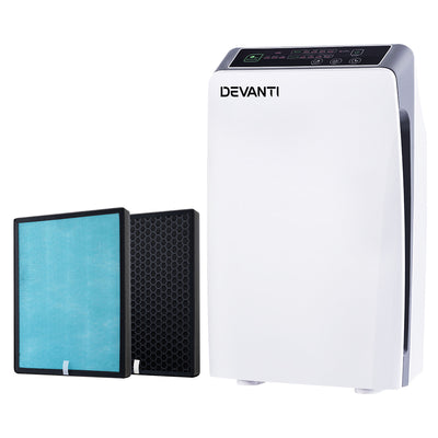 Devanti Air Purifier 4 Stage HEPA w/Replacement Filter - Devanti