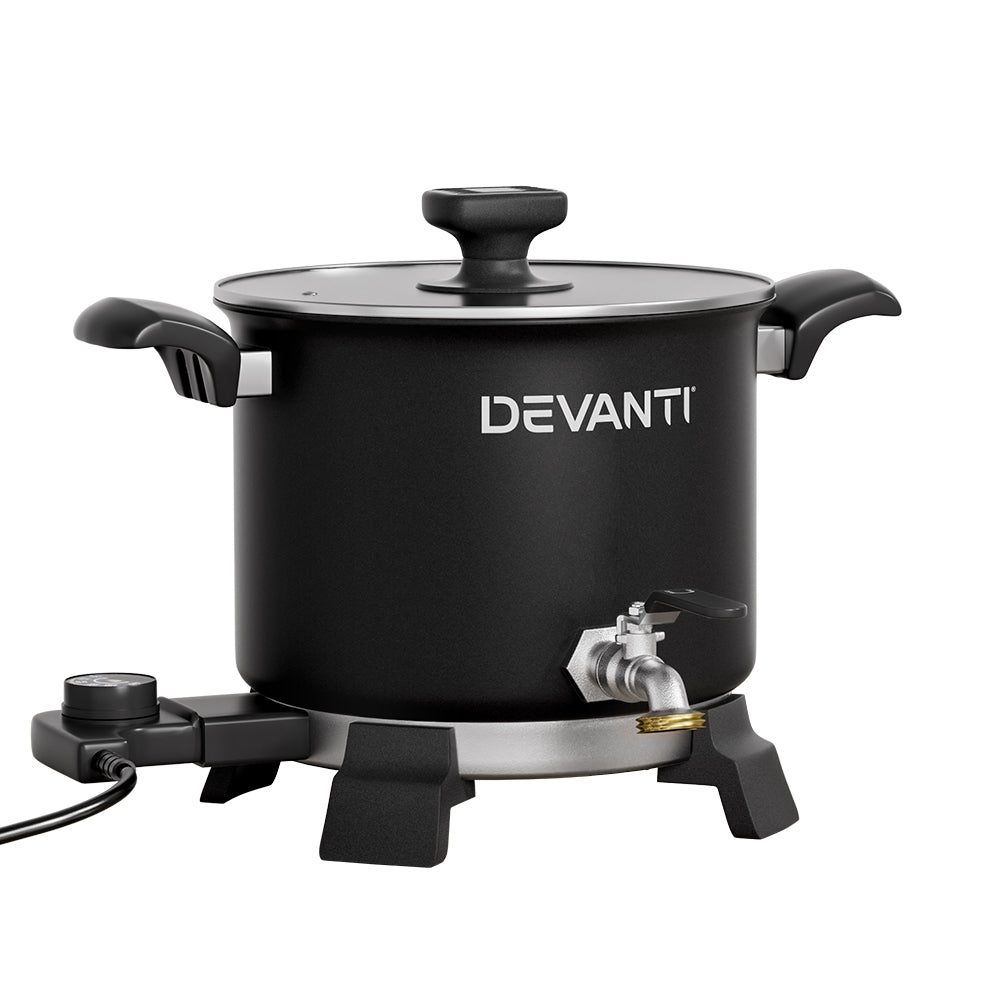Devanti 5L Wax Melter Candle Making 1200W Melting Pot Furnace Quick Po