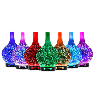 Devanti Aroma Diffuser 3D LED Light Oil Firework Air Humidifier 100ml