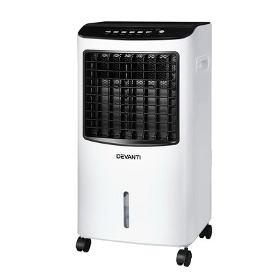 Devanti Evaporative Air Cooler Conditioner Portable 8L Cooling Fan Humidifier - Devanti