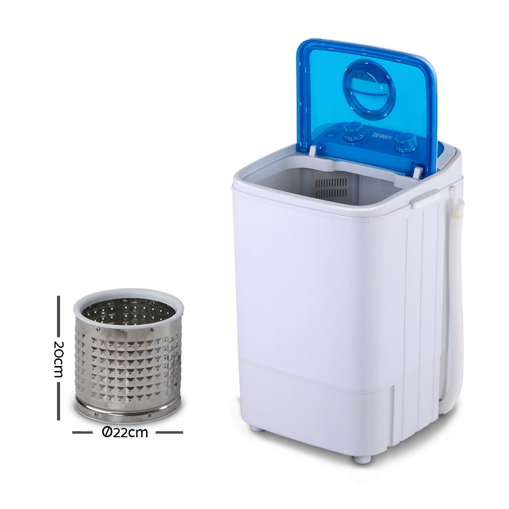 Devanti Portable Washing Machine Blue