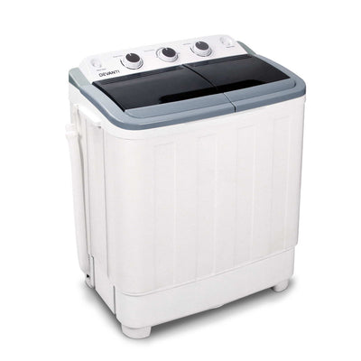 Devanti 5KG Mini Portable Washing Machine White