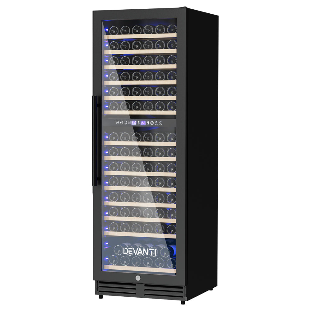 devanti 12 bottle wine fridge