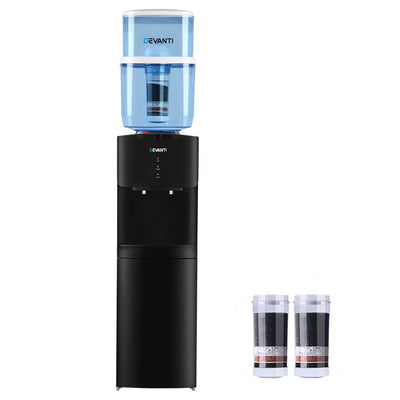Devanti Water Cooler Dispenser Stand Cold Hot Chiller Purifier 22L Bottle Filter - Devanti