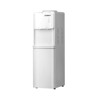 Devanti Water Cooler Dispenser Bottle Filter Purifier Hot Cold Taps Free Standing Office White